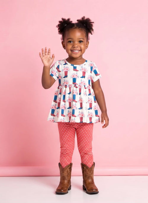 Boots and Blooms 2-Piece Set