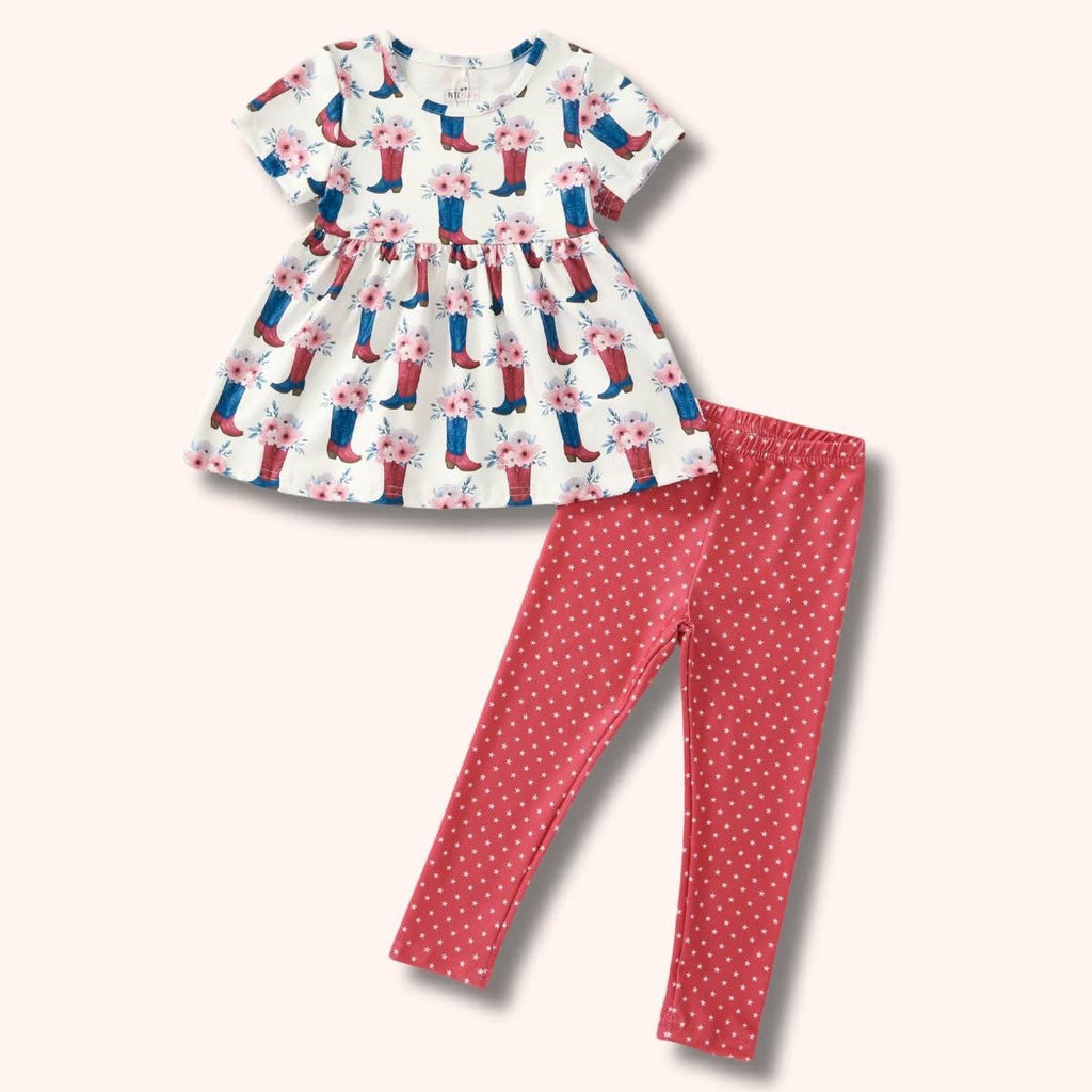 Boots and Blooms 2-Piece Set