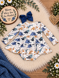 Trick-or-Saurus Girl Infant Romper