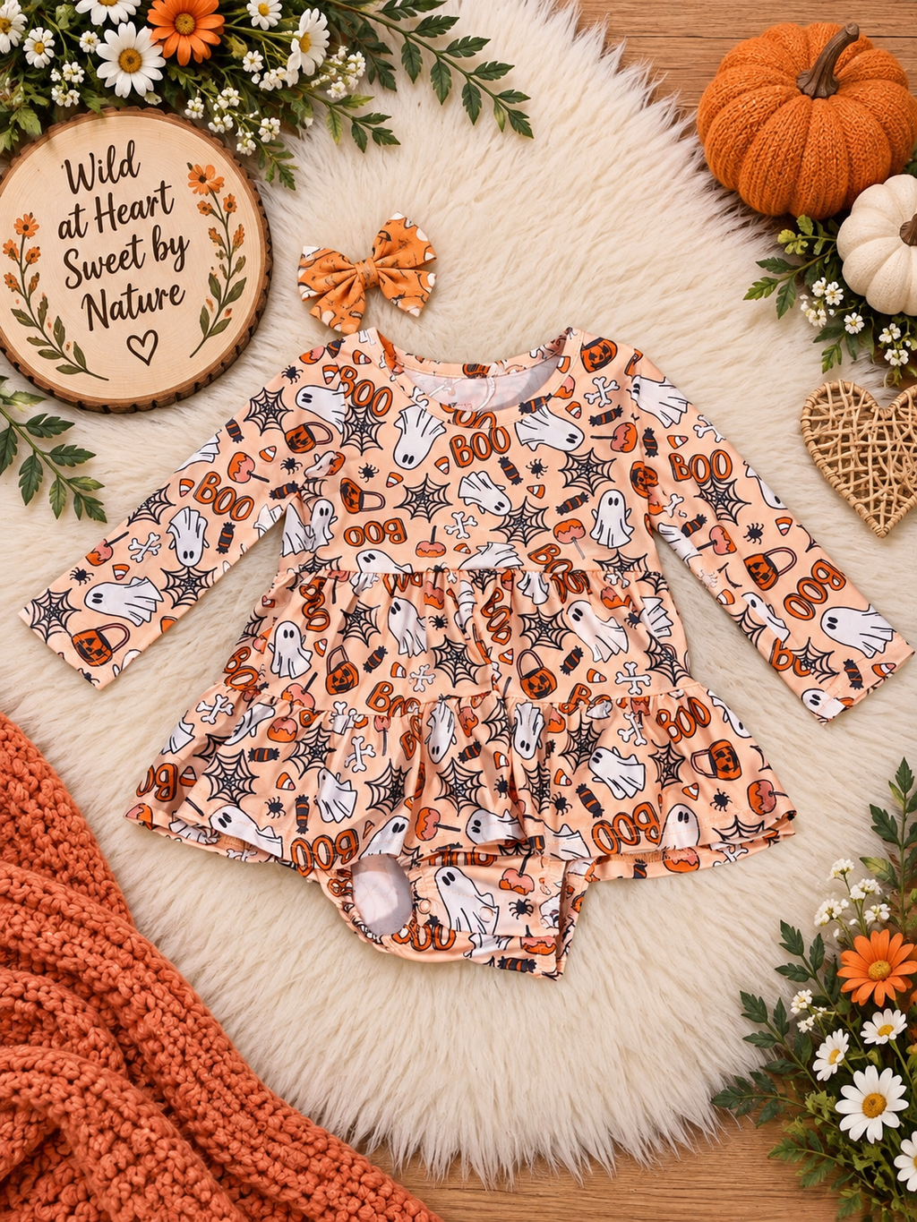 Spooky Sweets Girl Infant Romper