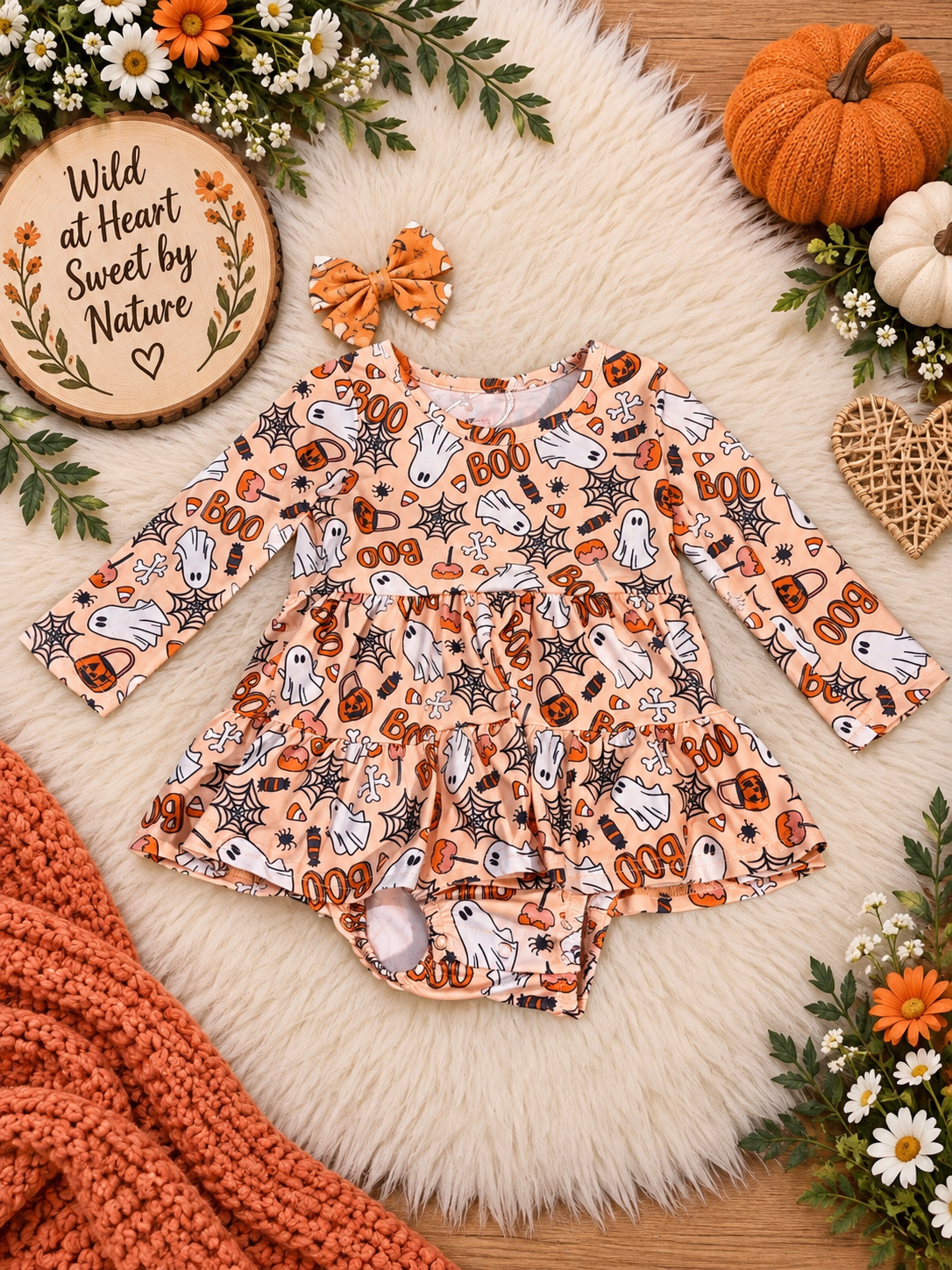 Spooky Sweets Girl Infant Romper