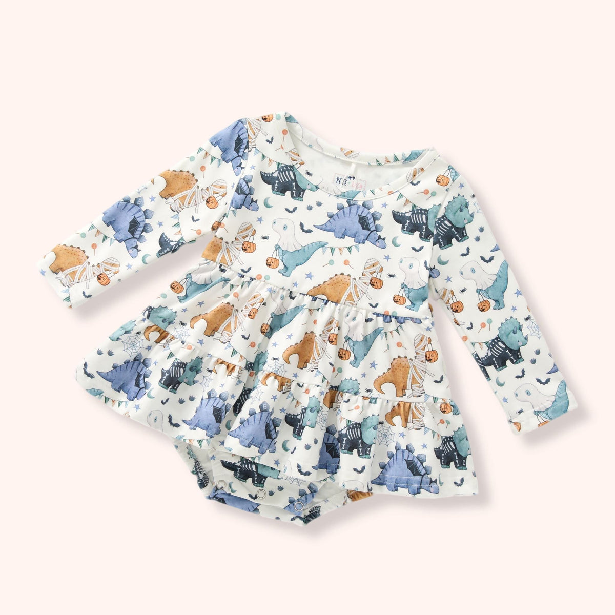 Trick-or-Saurus Girl Infant Romper